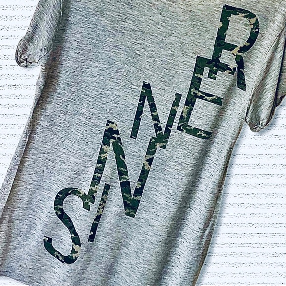 HauteHippie Saint/Sinner Camo T-shirt - Picture 8 of 14